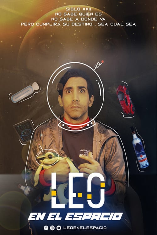 Leo en el espacio poster