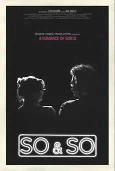 So & So poster