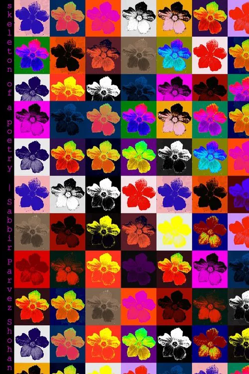 skeleton of a poetry poster