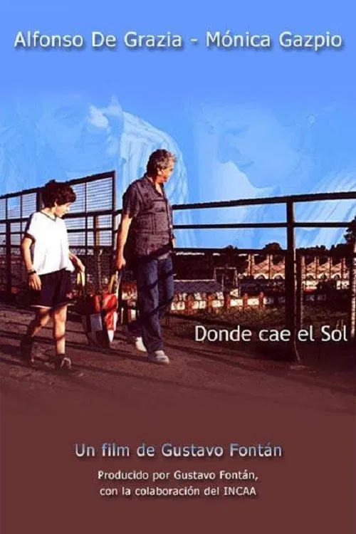 Donde cae el sol poster
