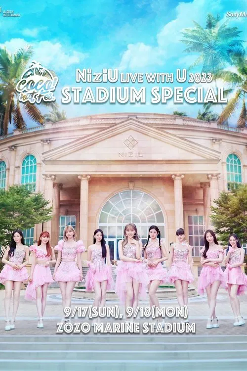 NiziU Live with U 2023 "COCO! nut Fes." -Stadium Special- in ZOZO Marine Stadium poster