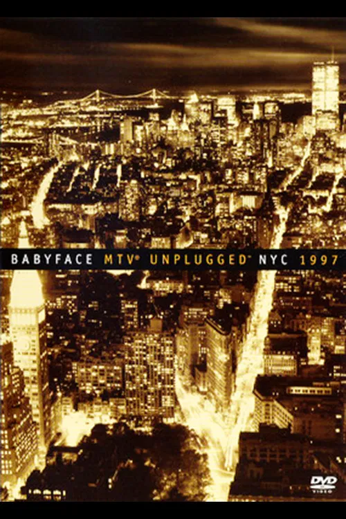 Babyface: MTV Unplugged NYC 1997 poster