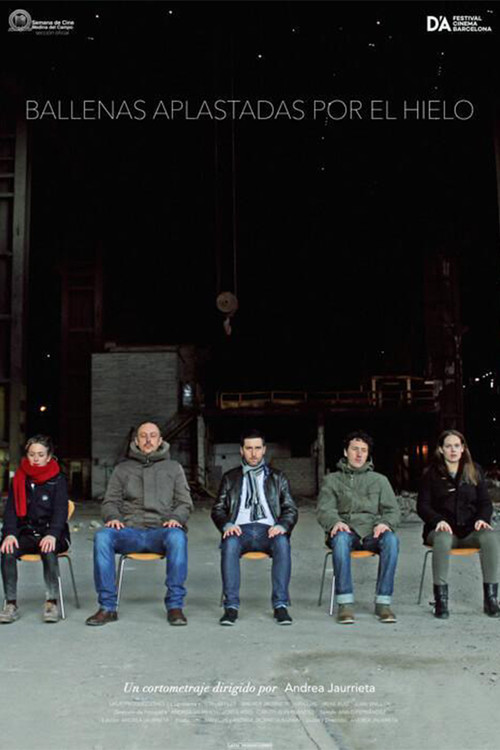 Ballenas aplastadas por el hielo poster