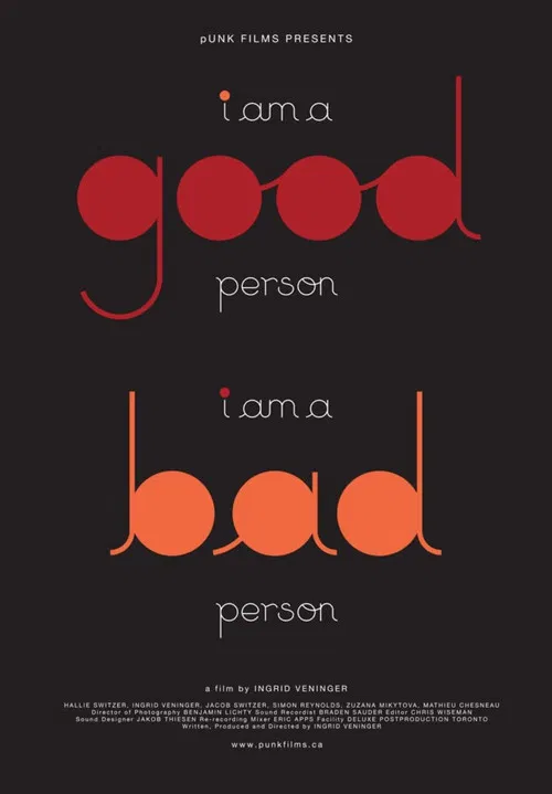 I Am a Good Person/I Am a Bad Person poster