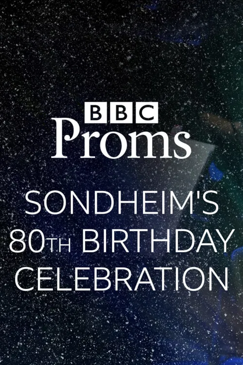 BBC Proms: Sondheim's 80th Birthday poster
