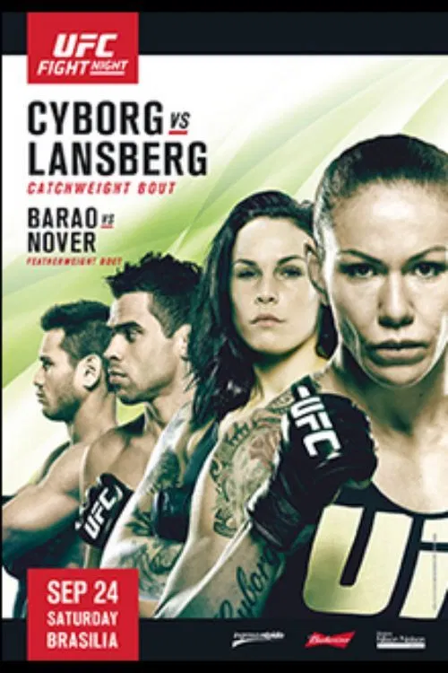 UFC Fight Night 95: Cyborg vs. Lansberg poster