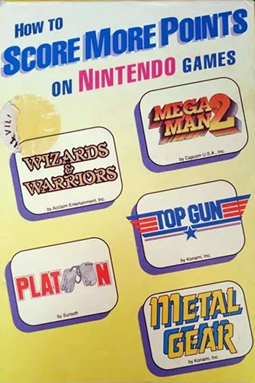 How to Score More Points on Nintendo Games (Yellow) poster