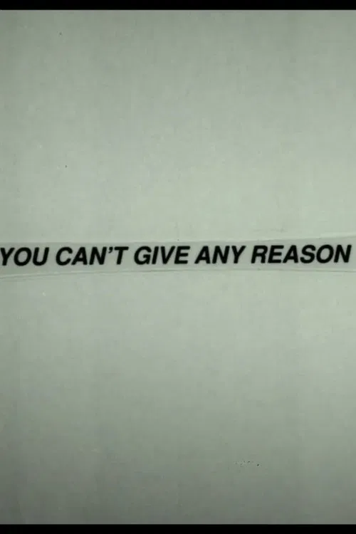You Can't Give Any Reason poster