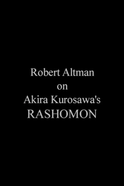 Robert Altman on 'Rashomon' poster