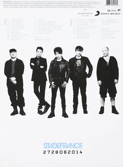 Indochine - Black City Concert - Stade de France 2014 poster