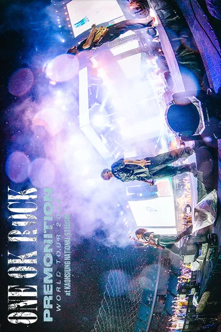 ONE OK ROCK 2024 PREMONITION WORLD TOUR at KAOHSIUNG NATIONAL STADIUM poster