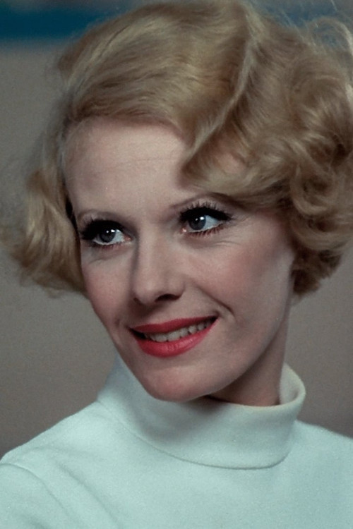 Portrait of Actress Delphine Seyrig poster