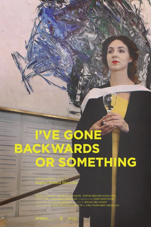 J'ai comme reculé, on dirait poster