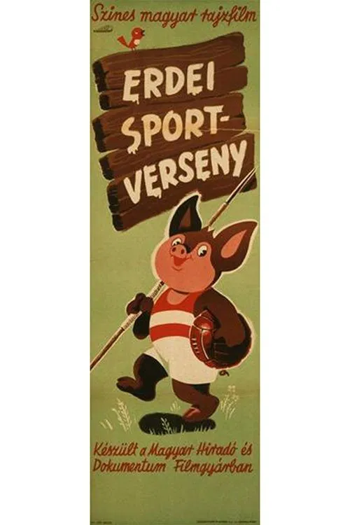 Sport Competition in the Forest poster