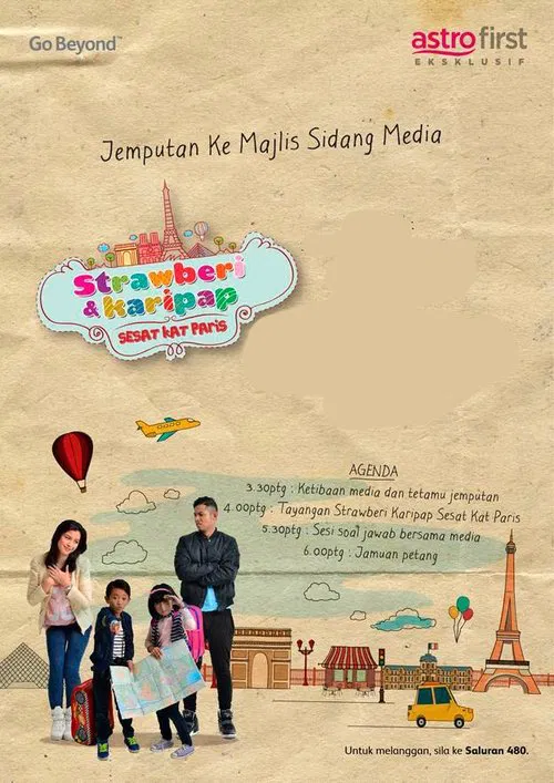 Strawberi Karipap Sesat Kat Paris poster