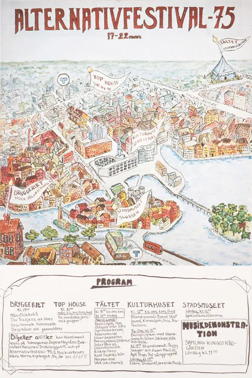 Alternativ Festival 1975 poster