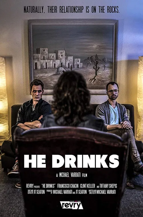 He Drinks poster