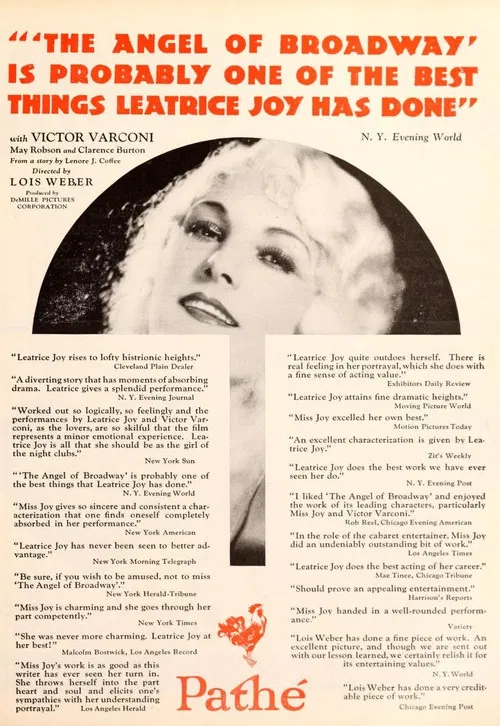 The Angel of Broadway poster