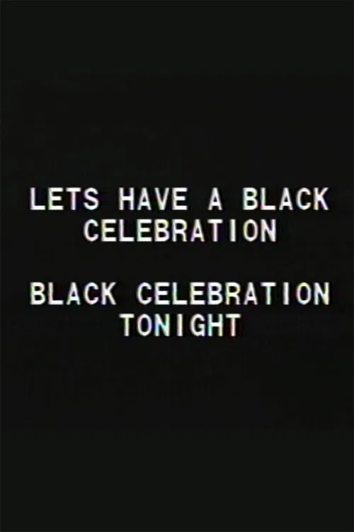 Black Celebration poster