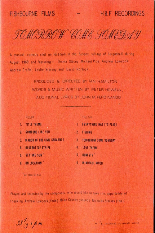 Tomorrow Come Someday poster