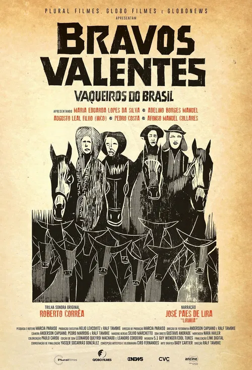 Bravos valentes: Vaqueiros do Brasil poster