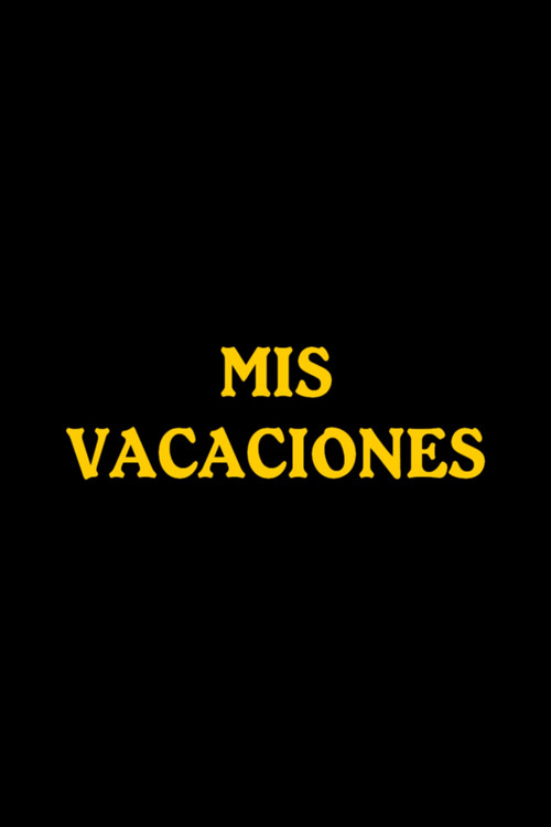 Mis vacaciones poster