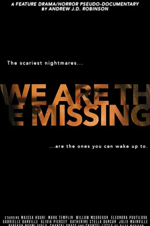 We Are The Missing poster