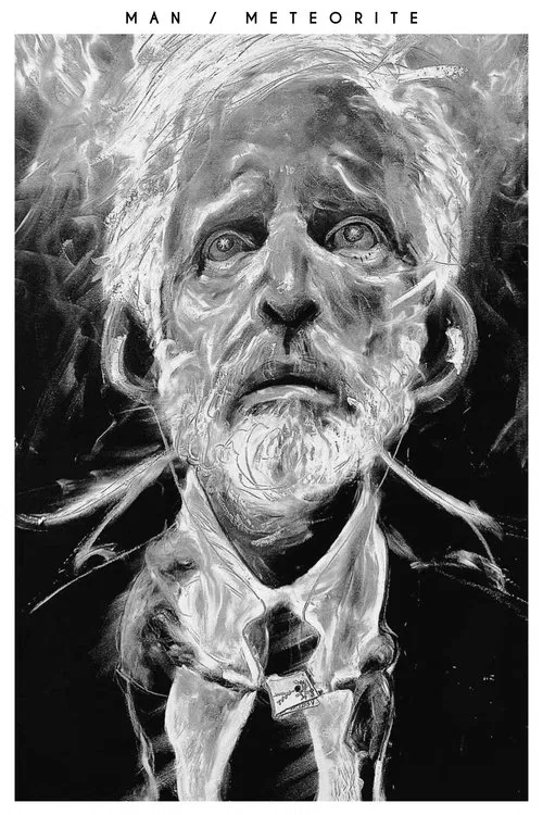 Man / Meteorite poster