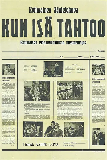 Kun isä tahtoo… poster
