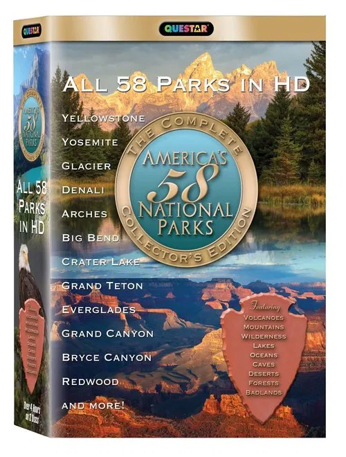 America's 58 National Parks poster