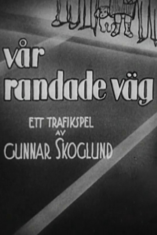 Vår randade väg poster