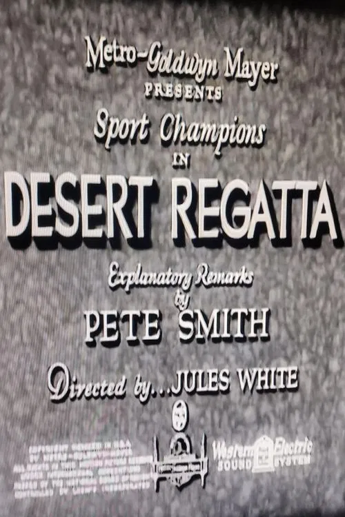 Desert Regatta poster