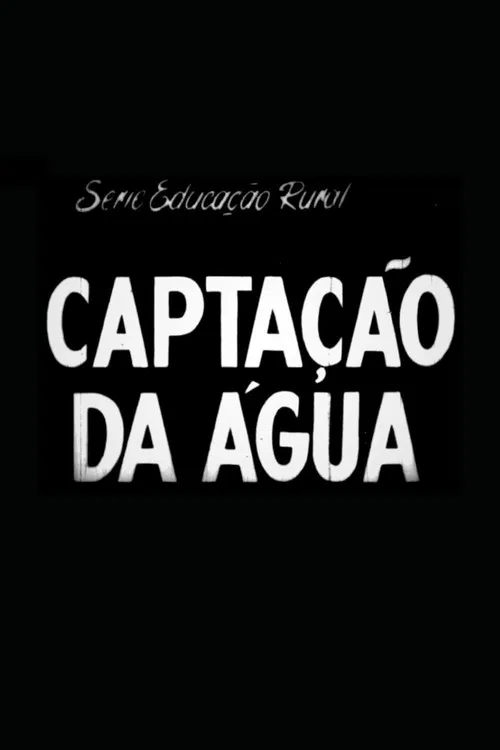 Captação da Água poster