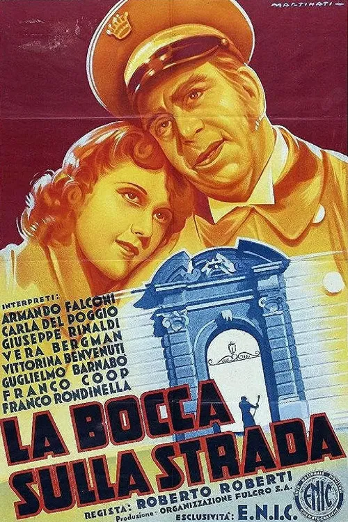 La bocca sulla strada poster