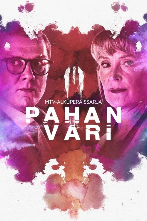 Pahan väri poster