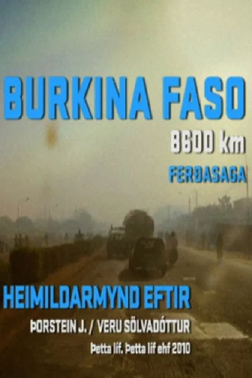 Burkina Faso 8600 km poster