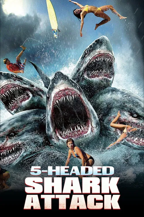 5-Headed Shark Attack poster