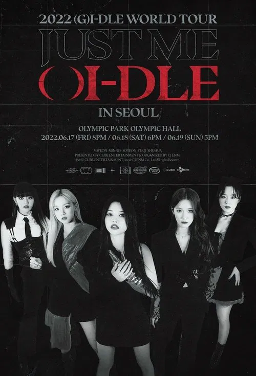 (G)I-DLE: JUST ME ( )I-DLE poster