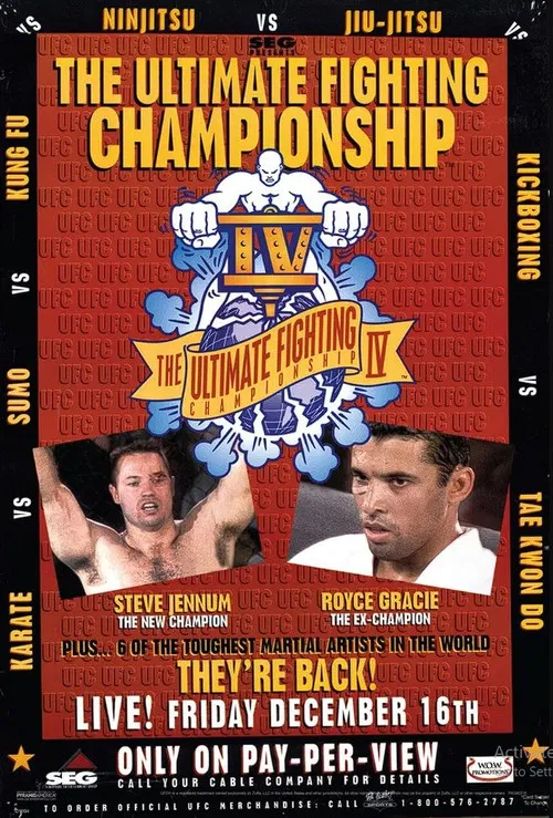 UFC 4: Revenge of the Warriors poster