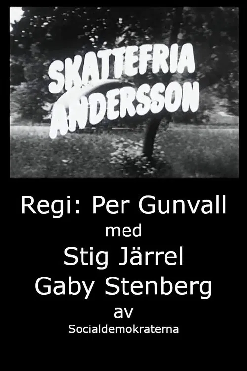 Skattefria Andersson poster