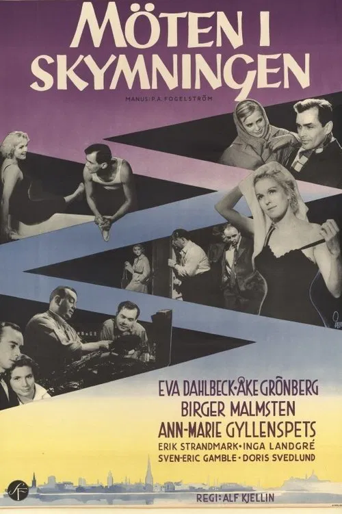 Möten i skymningen poster