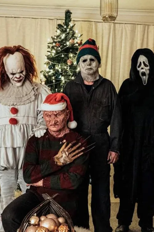 Horror Icons Celebrate Christmas poster