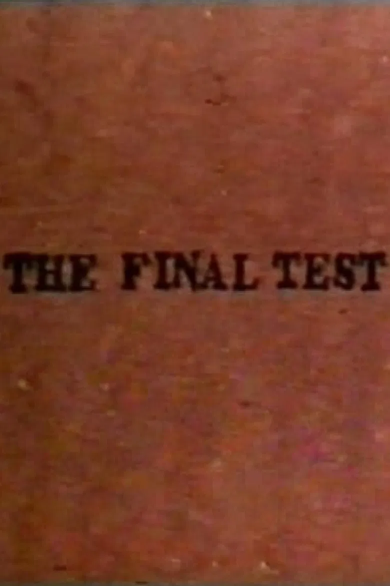 The Final Test poster background