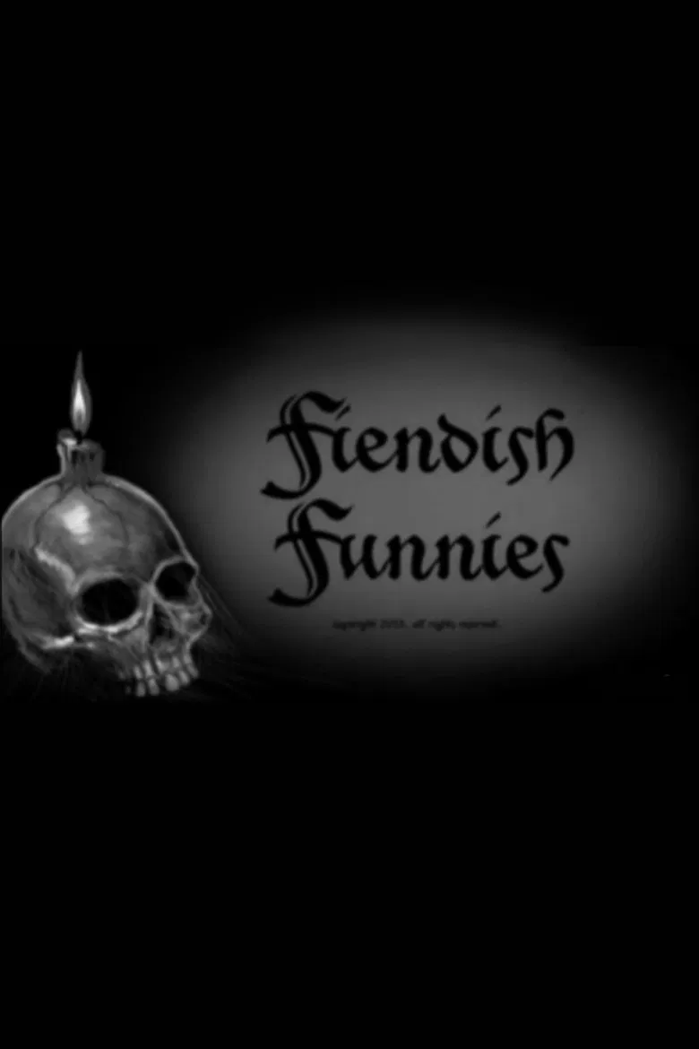 Fiendish Funnies poster background