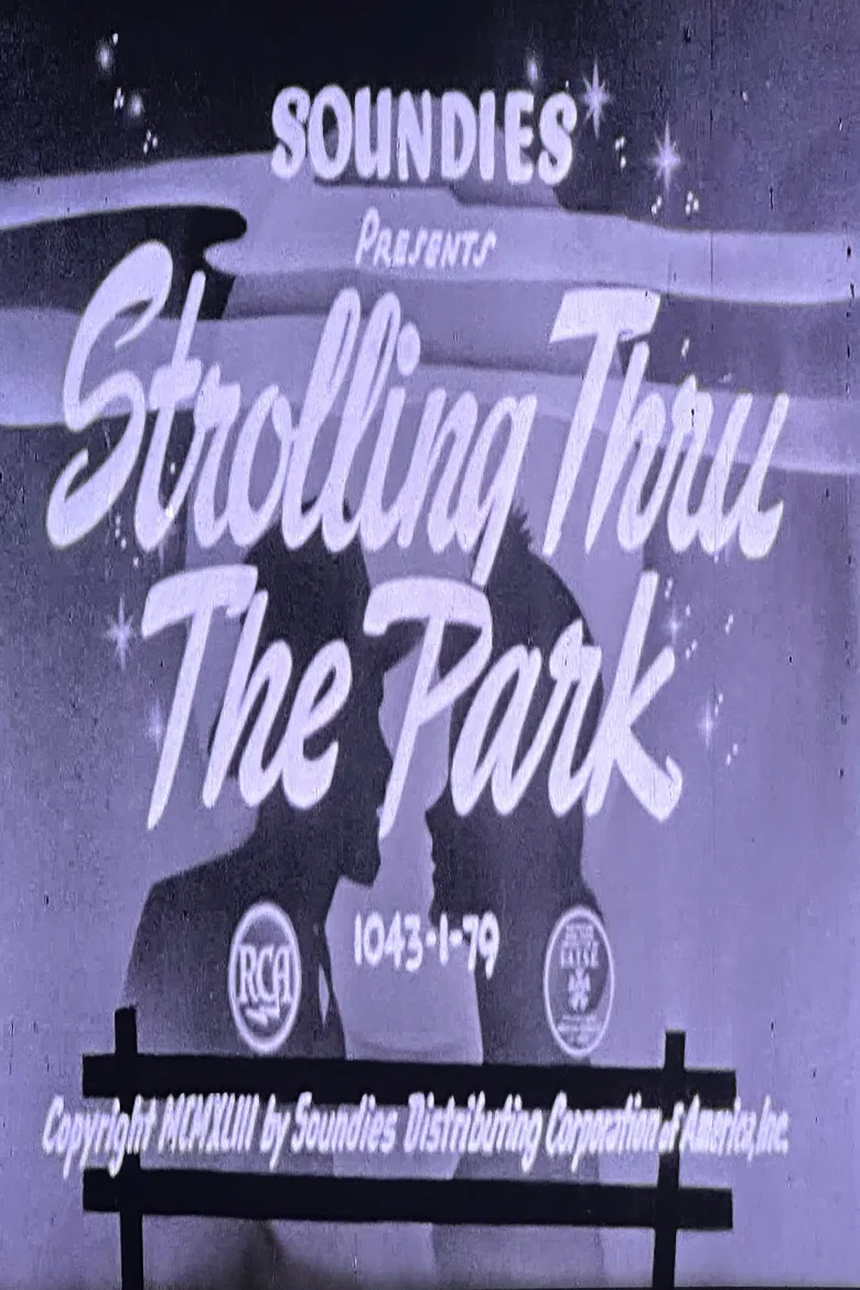 Strolling Thru The Park poster background