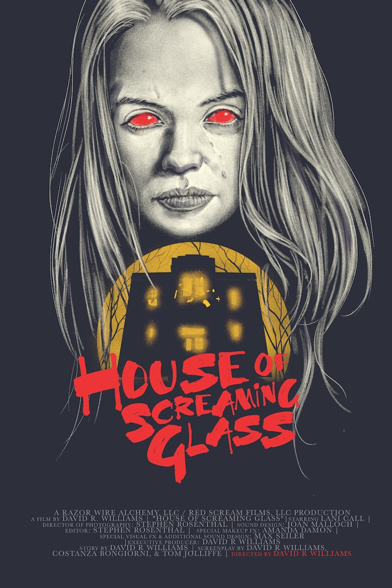 House of Screaming Glass poster background