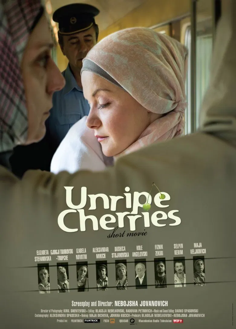 Unripe Cherries poster background