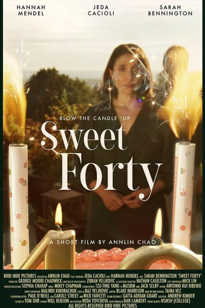 Sweet Forty poster background