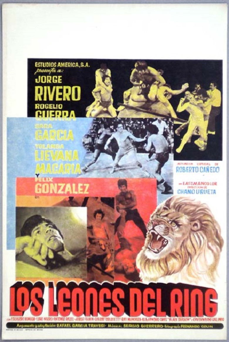 Los leones del ring poster background