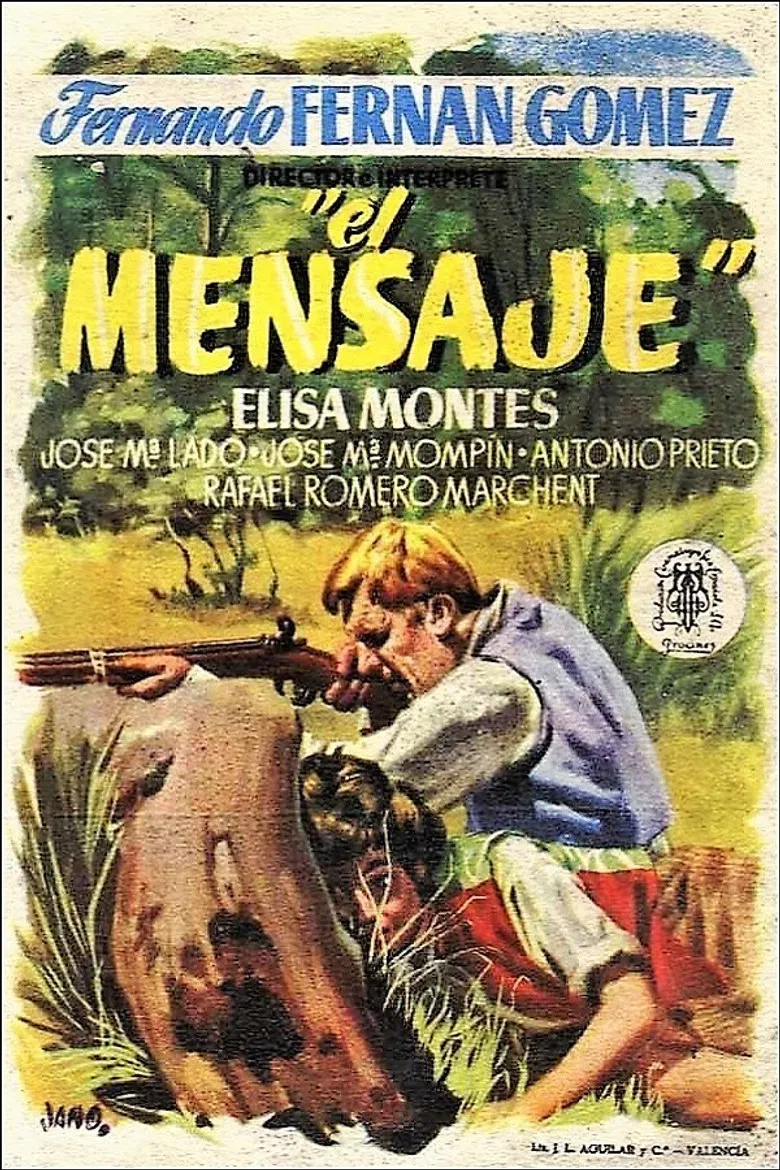 El mensaje poster background